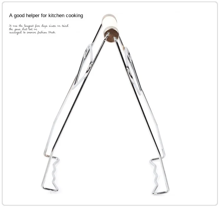 Складная тарелка из нержавеющей стали с зажимом для чаши зажим кастрюли