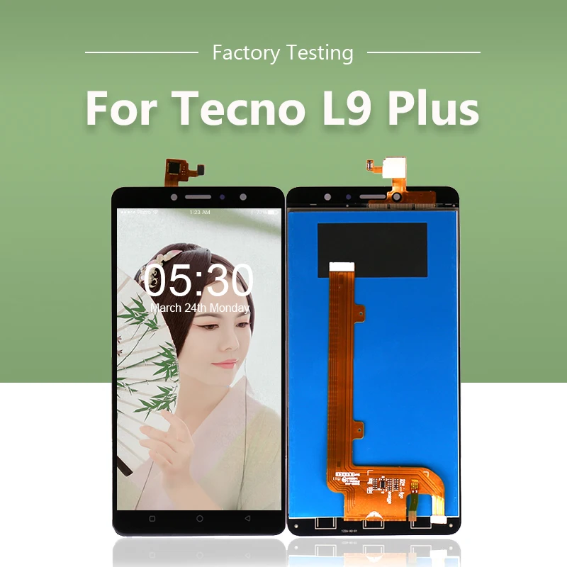 for Tecno L9 Plus LCD Display Touch Screen Digitizer Assembly L9+ Mobile Phone Free Shipping | Мобильные телефоны и