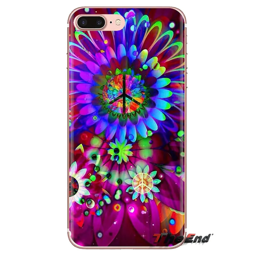 For Samsung Galaxy A3 A5 A7 A9 A8 Star A6 Plus 2018 2015 2016 2017 Transparent Soft Shell Covers Mandala psychedelic |