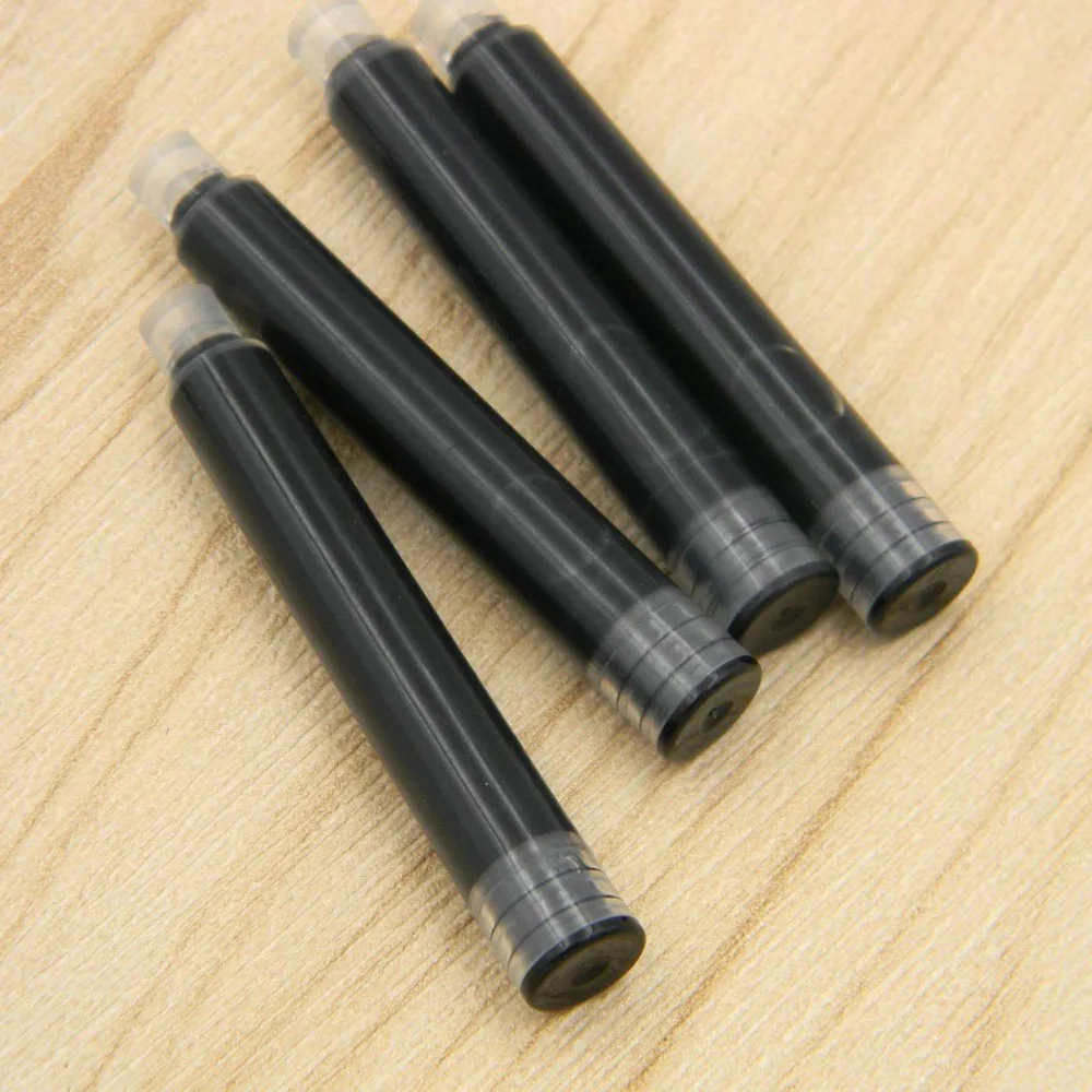 

10pc BLACK Fountain Pen Ink refill Converter Pump 3.4mm