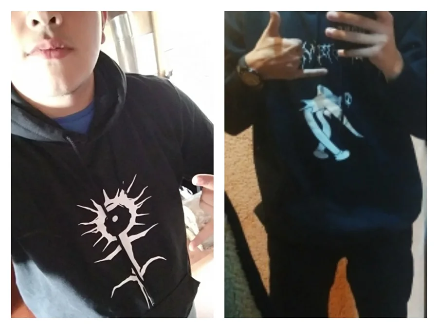 Ghostemane толстовки Mercury Retrograde изображение печатных толстовка черный длинный рукав бархат Теплый мягкий с капюшоном