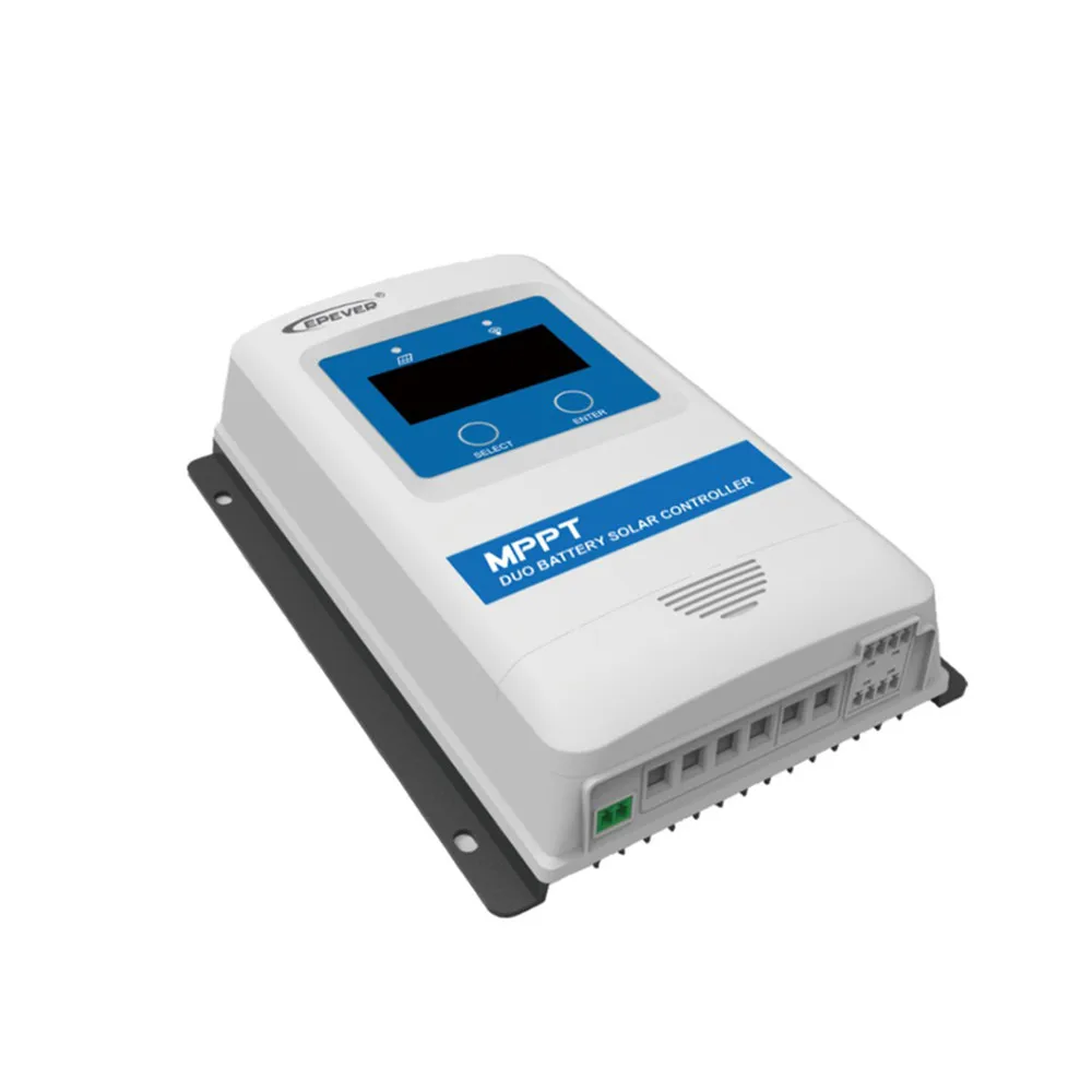 EPever DuoRacer MPPT 10A 20a 30A зарядное устройство на солнечной батарее и Dis Контроллер
