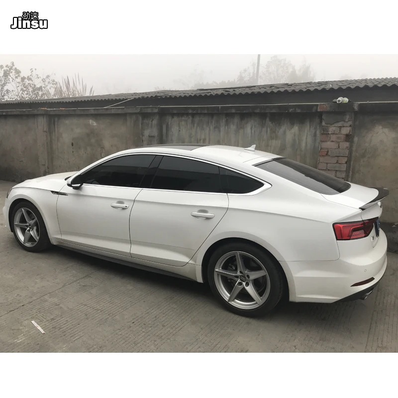 M4 Стиль углеродное волокно задний спойлер для багажника губа audi a5 sportback 4 двери 2017