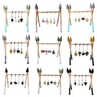 baby fitness rack nursery sensory ring pull toy infant toddler room decoration 77hd