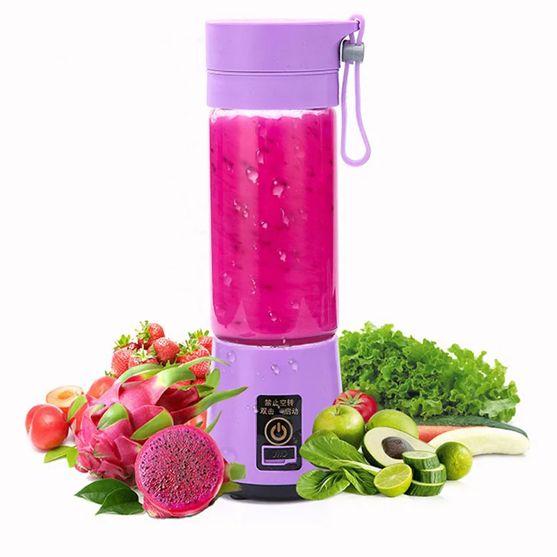 

Portable Electric Fruit Citrus Juicer Bottle Handheld Smoothie Maker Juice Blender IQ6