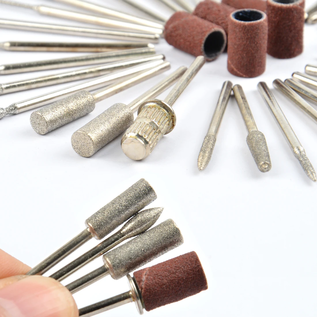 

36pcs Diamond Nail Drill Bit Set for Electric Manicure Rotary Pedicure Milling Cutters Gel Cleaner Nail Tools Accessories