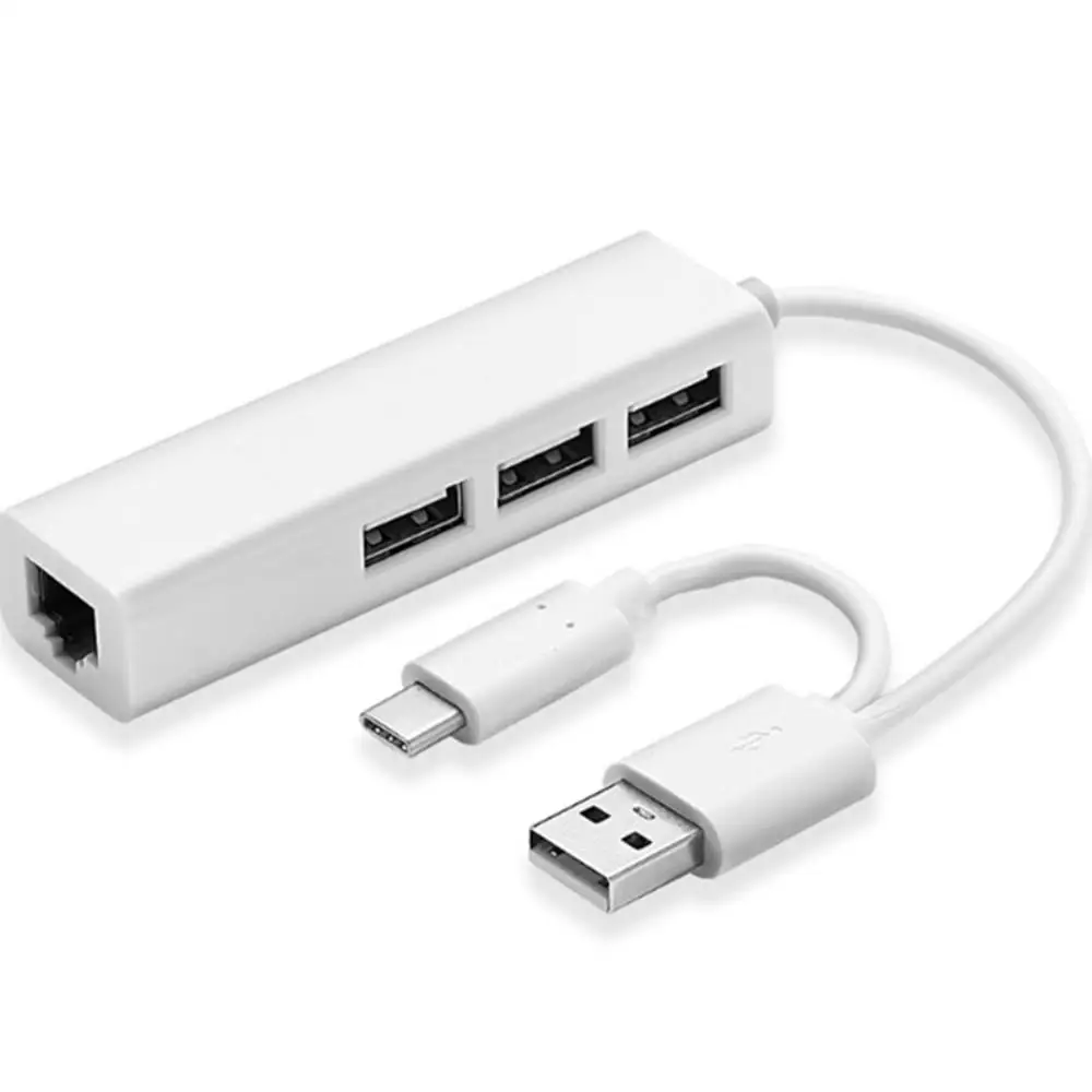 Портативный многофункциональный Кабель USB 3 1 типа C в сеть Gigabit Ethernet USB2.0 |