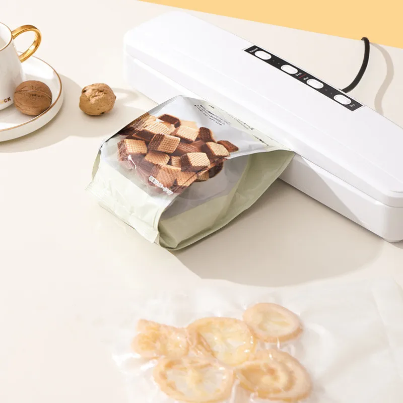 Вакуумный упаковщик пищевых продуктов 220 В/110 В 10 пакетов в комплекте | Бытовая