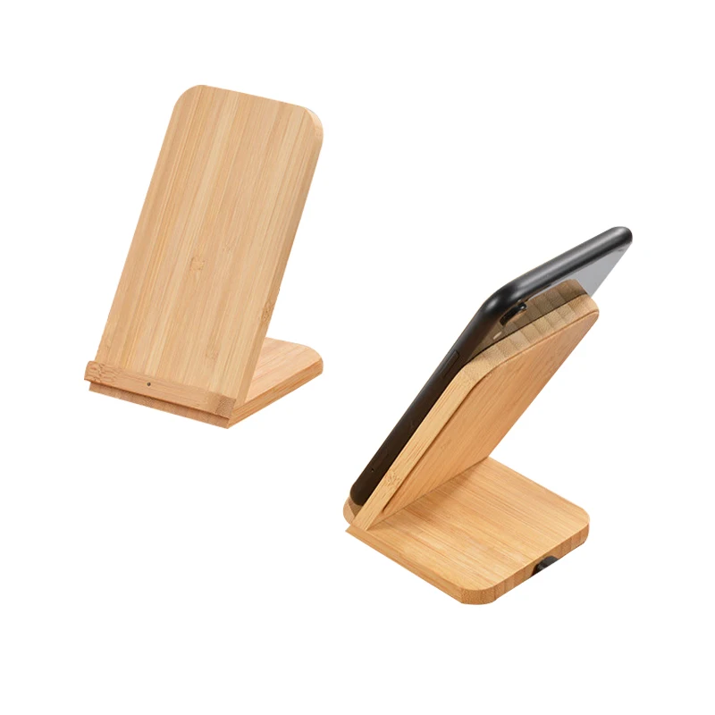 

Personalized Wireless Charging Bamboo and Wood Bracket, Wireless Charging 10W, Suitable for Apple Samsung Galaxy Note 10 Plus