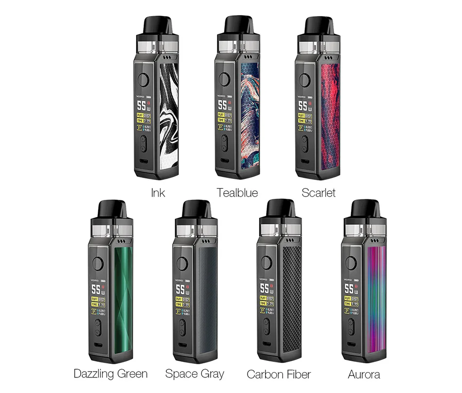 Комплект VOOPOO VINCI X 70W Pod, система с двумя катушками, 0,96 дюймовый экран, питание от одной батареи 18650, Vape Kit, vsVinci Mod kit