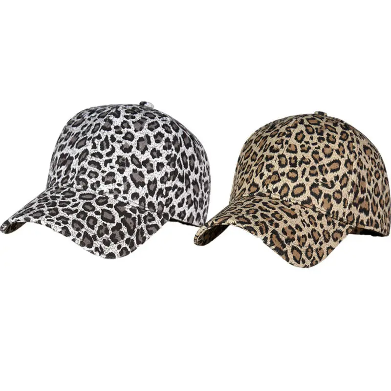 

New Fashion Sports HLeopard Baseball Cap Snapback Hat Hip-Hop Cap Adjustable Outdoor Holiday Baseball Cap Women Men