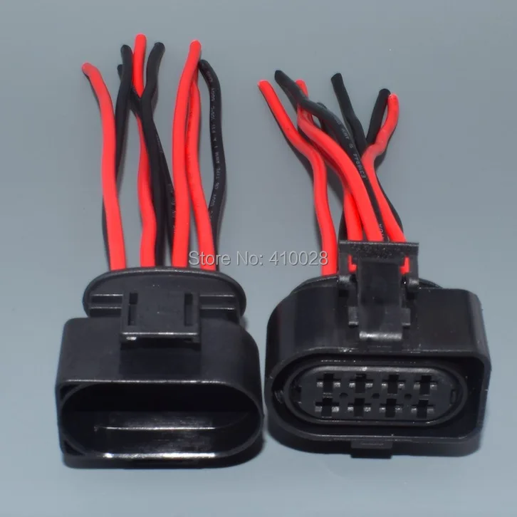 

Shhworldsea 8-контактный 3,5 мм 3A0 973 834 3A0 973 734 3A 0973834 3А 0973734 Водонепроницаемые автомобильные электрические разъемы для VW