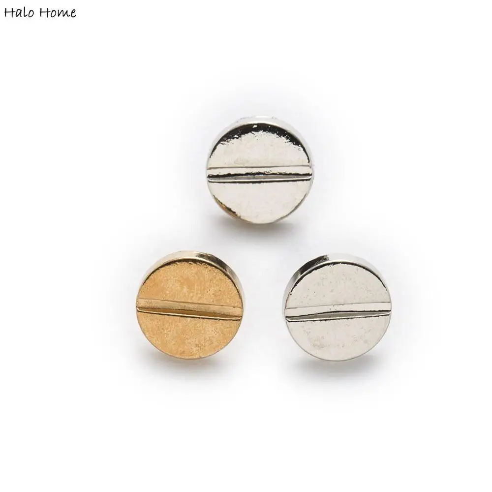 Halo Home 10 шт. винты с металлическими пуговицами Швейные Сумки из натуральной кожи