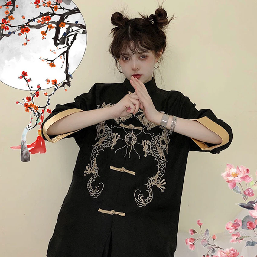 Новинка 2020 модная одежда Dragon Haori японский пиджак винтажная азиатская уличная топ