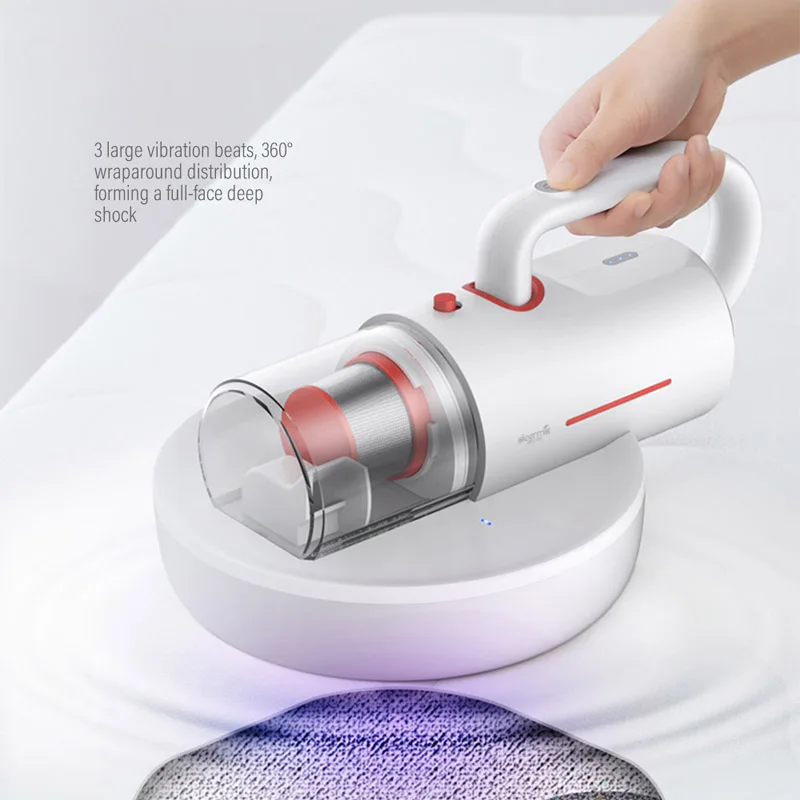 DEERMA CM1900 2 в 1 беспроводной Вакуумный Пылесос портативный светильник UV-C для снятия пыли и клещей инструмент для автомобиля дома