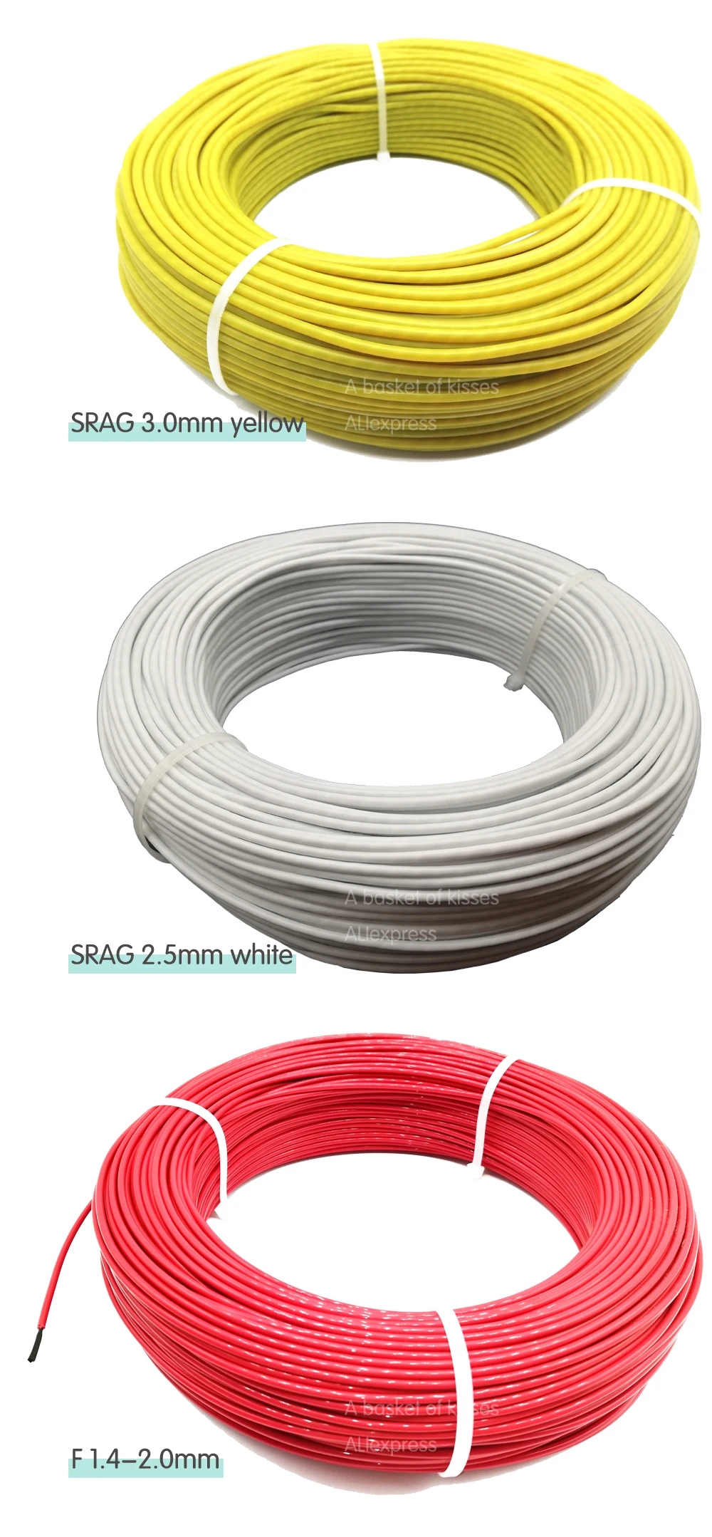 100 метров 133ohm 3k PTFE огнестойкий нагревательный кабель из углеродного волокна нагревательный провод DIY специальный нагревательный кабель для отопления