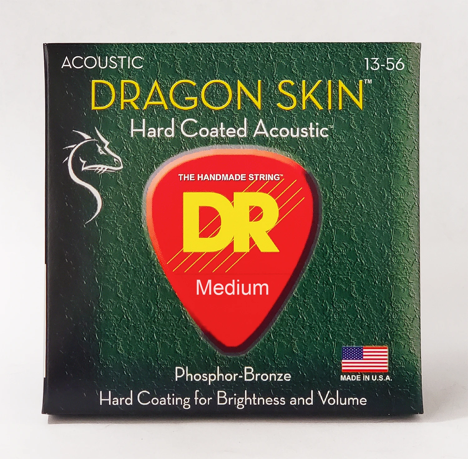 gm_ DR DSA 13 струны для акустической гитары Калибр: 56 Серия: DRAGON SKIN™ Обмотка: