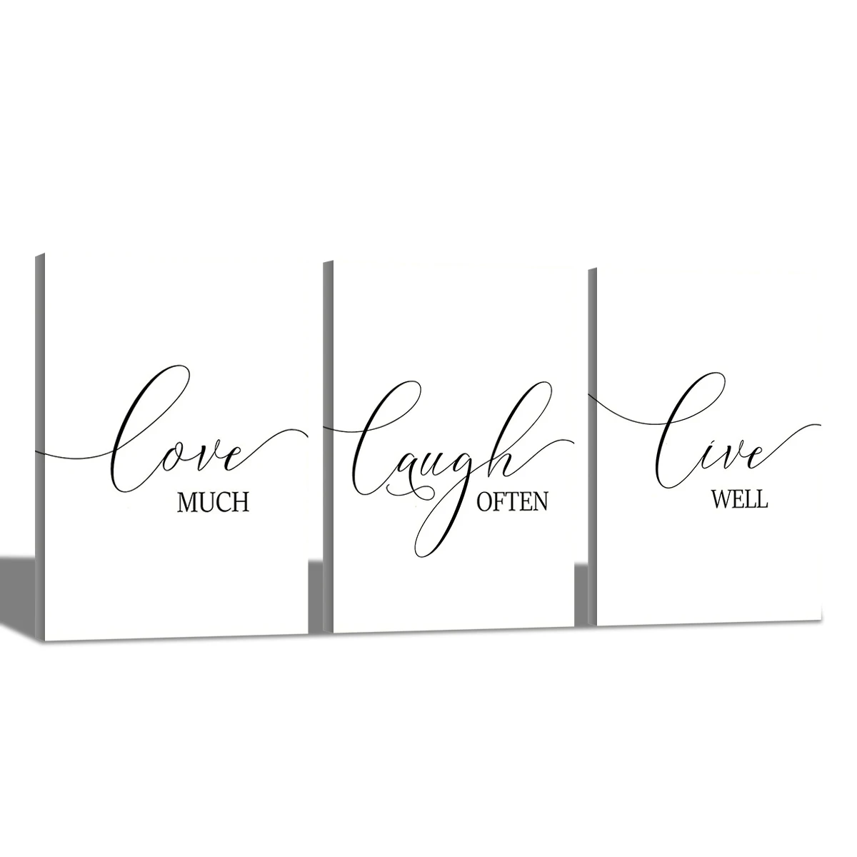 

Modern Love Calligraphy Wall Art Canvas Painting Picture Poster and Print Gallery Living Room Home Decor