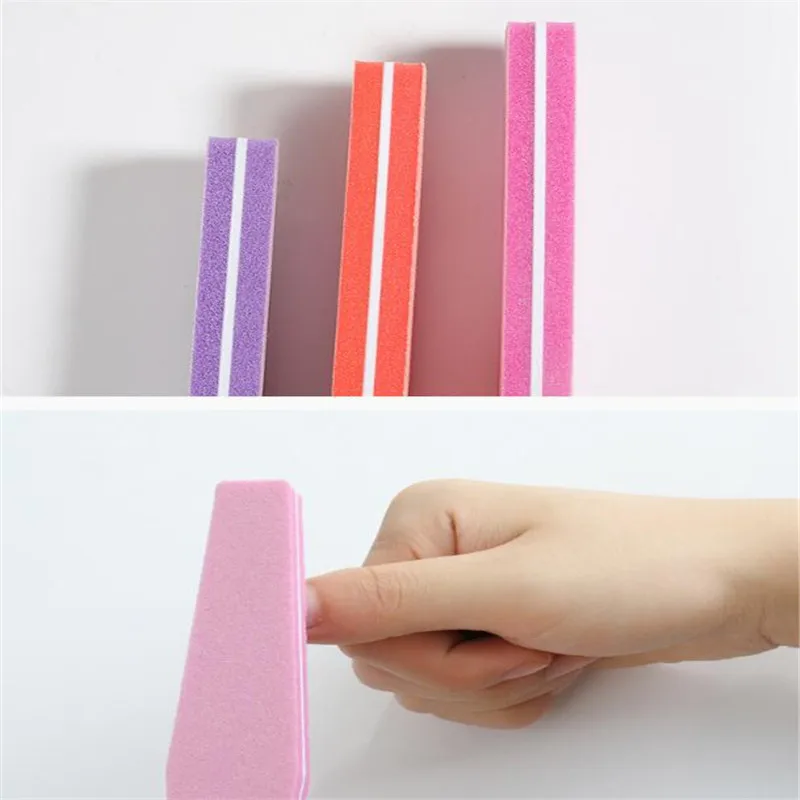 Mix Цвет шлифовальная Шлифовальная Пилка Для ногтей Полировщики для блок 100/180