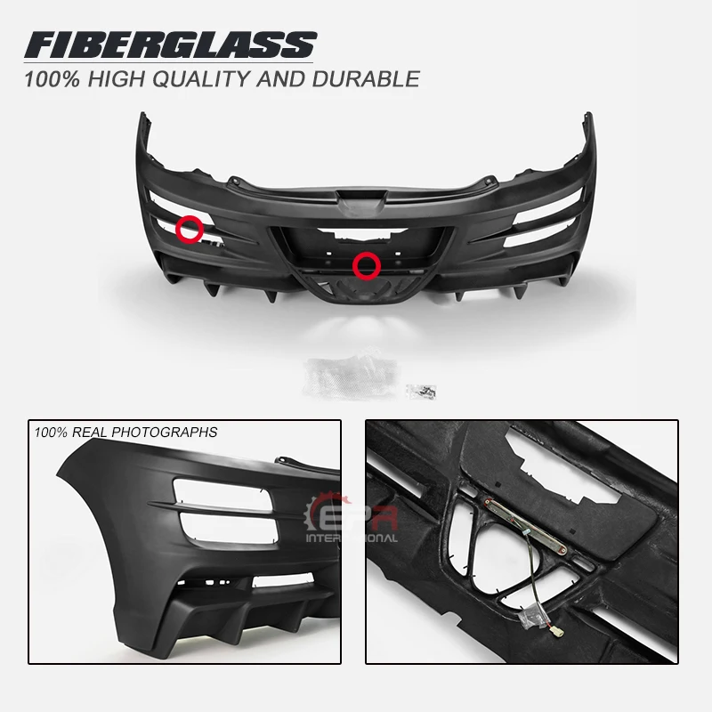 FRP Bumper For HONDA CRZ 10.2 -12.8 CR-Z ZF1 SBLK Style Glass Fiber Rear Body Kit Tuning Trim Racing Part | Автомобили и