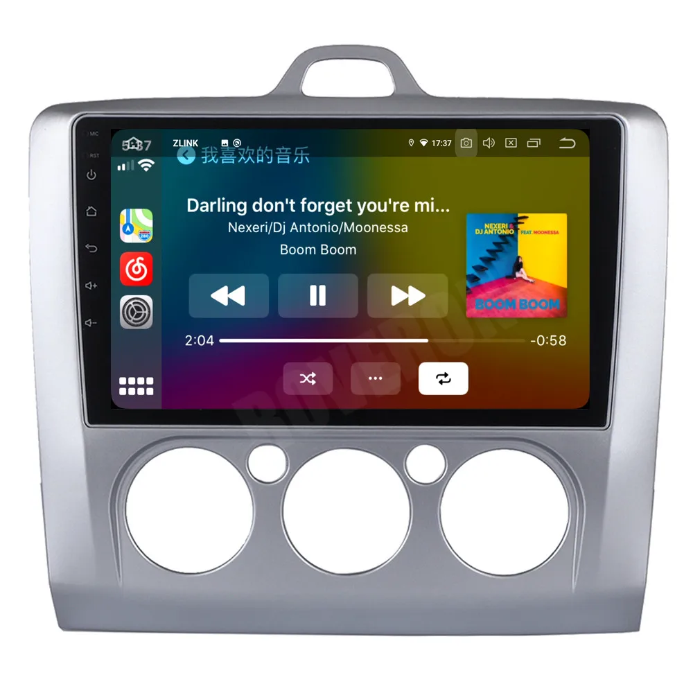 Для Ford Focus 2 II 2004 2011 Android 10 автомобильный магнитофон GPS + ГЛОНАСС Wifi зеркальная связь