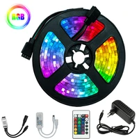 led strips rgb tape bluetooth smd 5050 rgb no waterproof luces led 5m 10m 15m 20m background tv flexible controller christmas