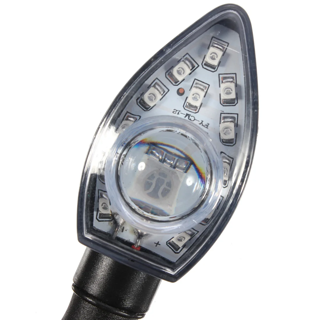 

Pair 12V Motorcycle LED Turn Signal Lights 13LED Indicator Lamp Amber Universal For Honda/Yamaha/Suzuki