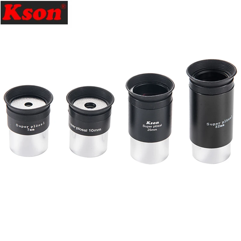Окуляр Kson Super Plossl PL 7 мм 10 25 32 FMC металлический для астрономического телескопа