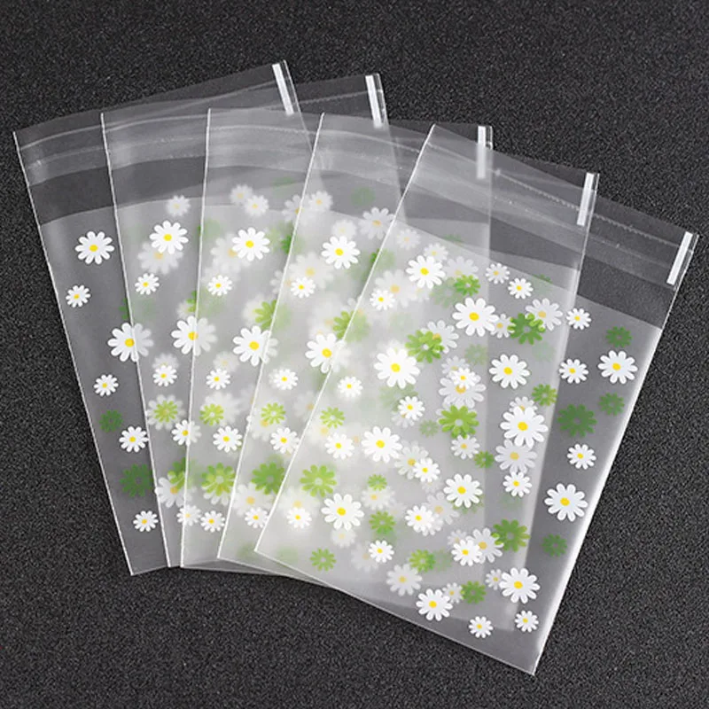 Пластиковый пакет с хризантемами пакеты для конфет печенья подарков