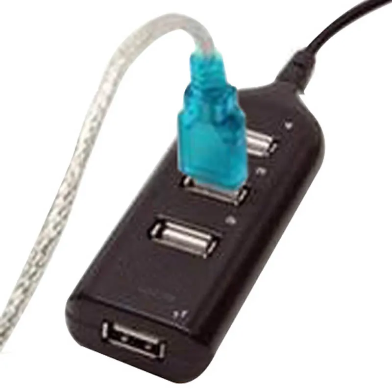 4 порта USB 2 0 высокоскоростной мини концентратор гнездо док станция для ноутбука