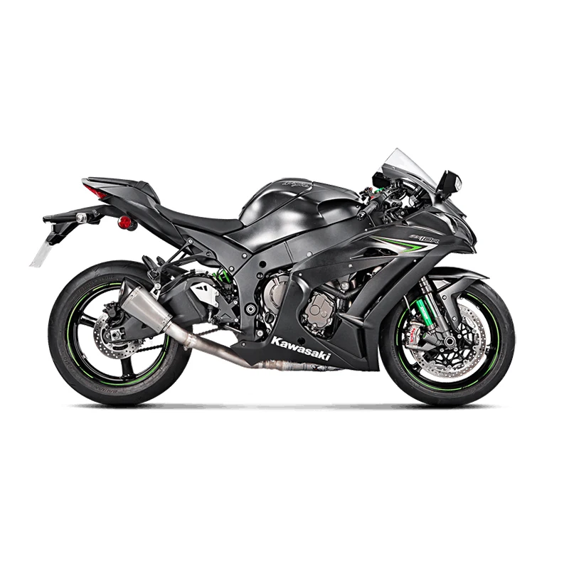 

Motorcycle Exhaust Tip Muffler Baffle DB Killer Connector Link Tube Pipe Slip on Full System for Kawasaki Ninja ZX10R 2011-2015