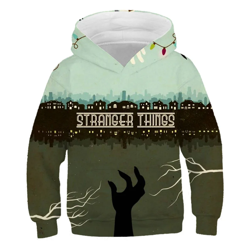 

Stranger Things Season 3 Hoodie Eleven Oversized Graphic Sweatshirt Boys/Girls Funny Hoodies Harajuku Clothes Hood Winter style