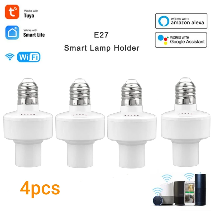 

Умный адаптер для лампы с поддержкой Wi-Fi, E27, 85-250 В