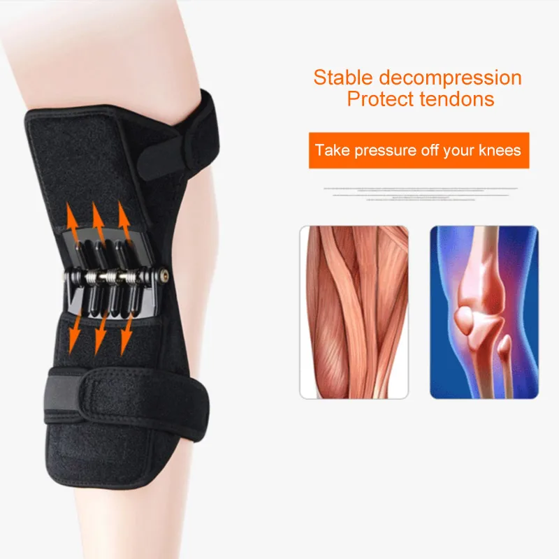2 шт. шарнирные поддерживающие наколенники усилитель силы стабилизатор колена