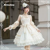 kawaii jsk lolita dress victorian women lace princess tea party dress cute japanese sweet gothic robe renaissance vestidos 2020