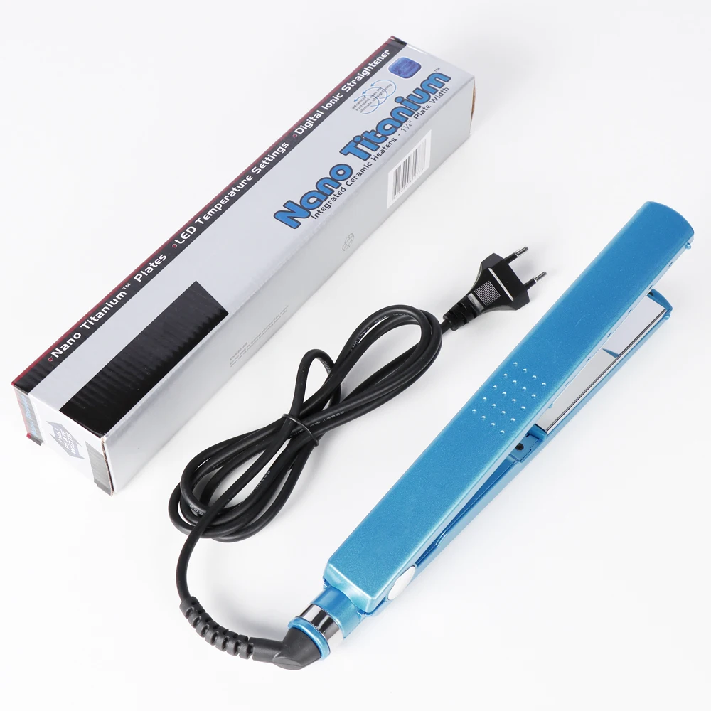 Профессиональный утюжок для волос с нанотитановым покрытием 450F выпрямитель
