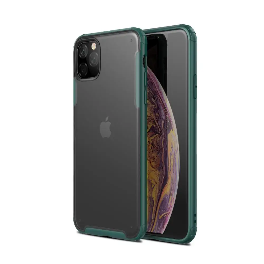 

Translucent Matte Phone Case for iphone 11 Pro Max X XR XS Max 7 8 Plus Shockproof Hard PC Protective Cover for iphone 11 Case