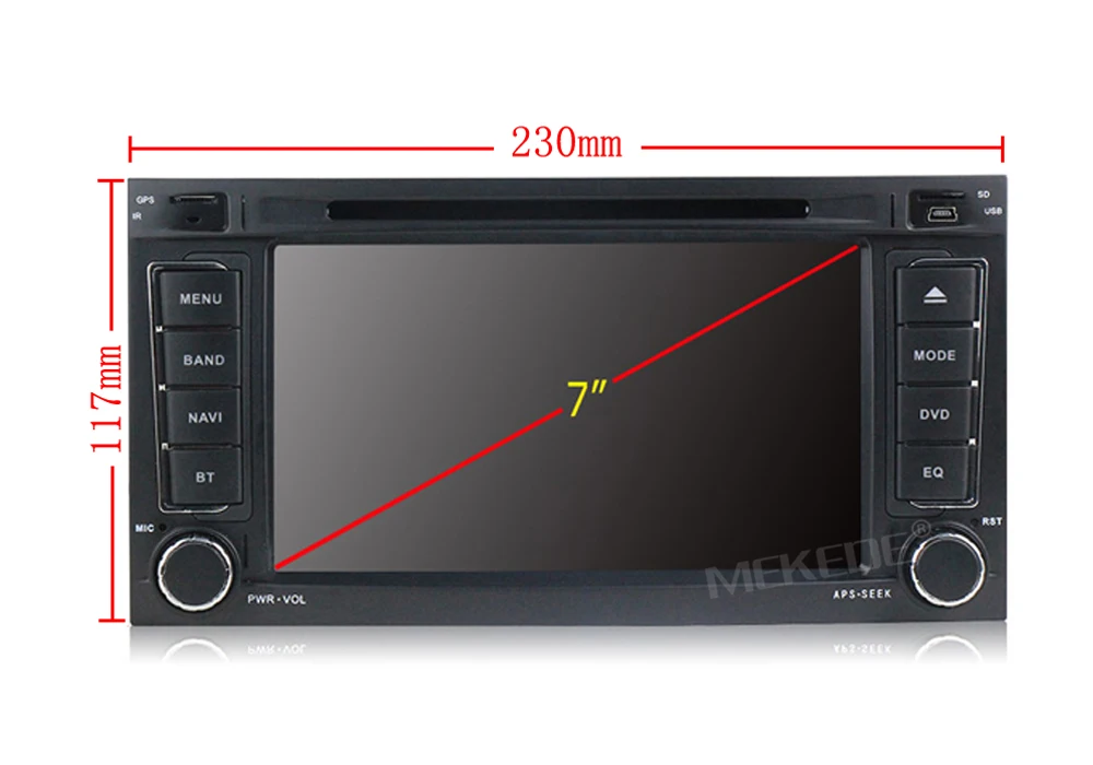 Два Din 7 дюймов Автомобильный dvd-плеер для Touareg/Volkswagen с Canbus радио gps навигация Bluetooth 1080P Ipod бесплатные карты
