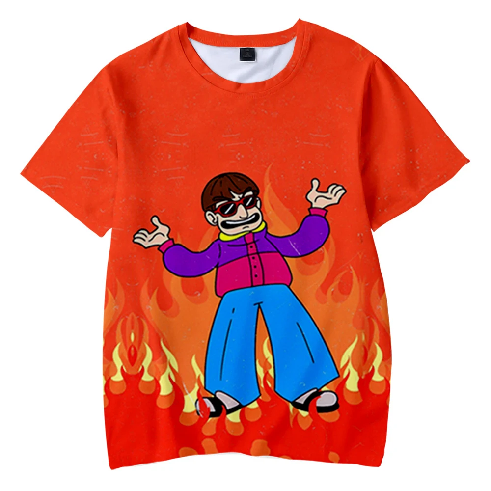 

2020 Oliver Tree T-shirt 3D Print O-Neck Men Women Summer Short Sleeve Kids Tee Harajuku Streetwear Style Rapper T-shirt