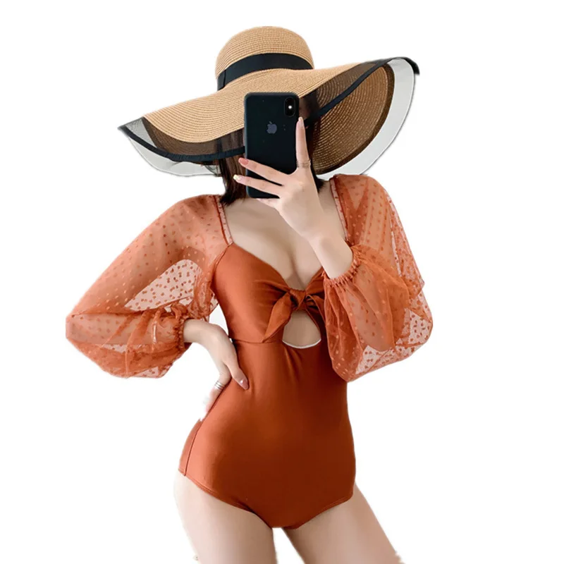 Цельный купальник размера плюс для женщин Плавательный костюм 2020 новая