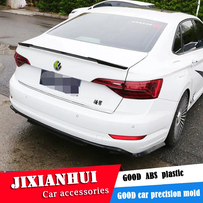Спойлер для Jetta 2019 2020 DFK ABS Материал заднее крыло автомобиля Цвет задний спойлер