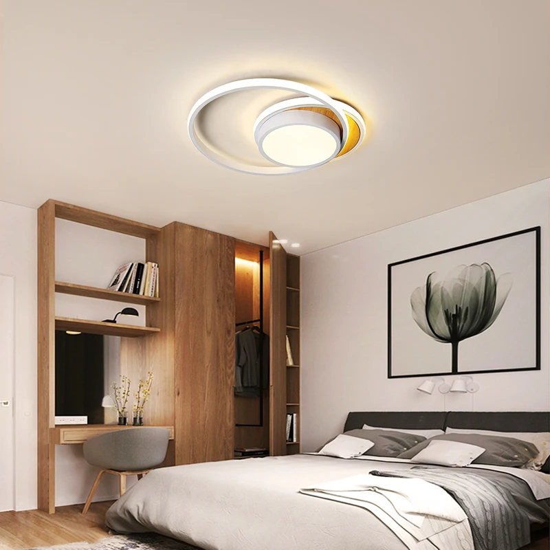 Белый/черный современный светодиодный потолочный светильник для столовой