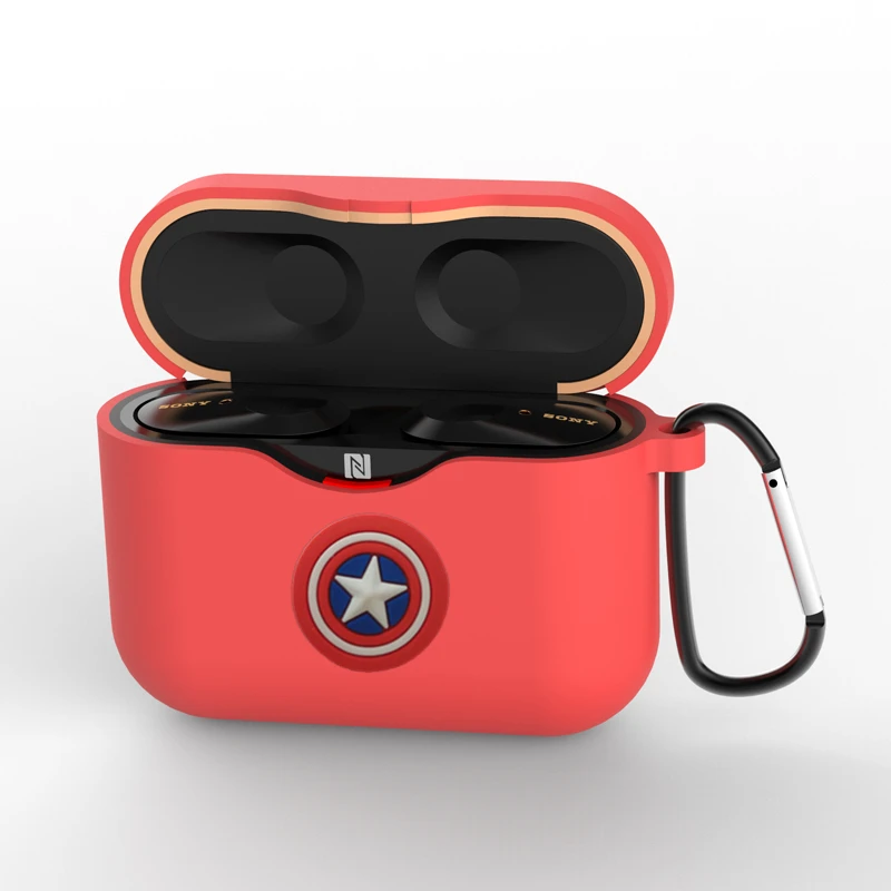 red3 FIFATA для sony WF-1000XM3, беспроводные bluetooth наушники, ТПУ чехол, чехол для WF-1000XM3, силиконовый защитный чехол, спортивные аксессуары - Цвет: red3