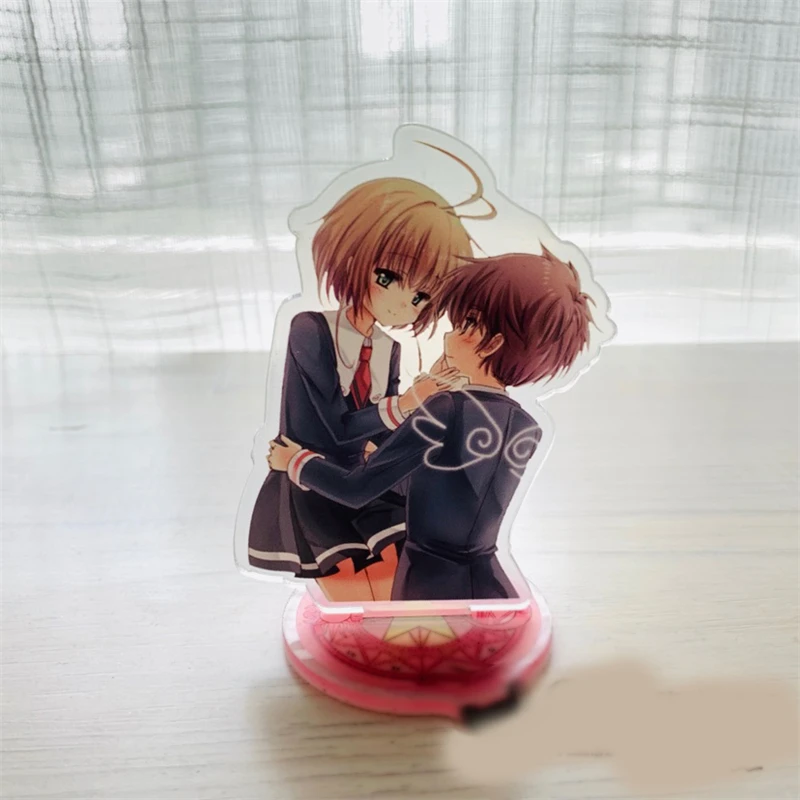 1 шт. кавайная аниме кардкоптер Сакура Мультфильм Печатный фигурка на акриловой