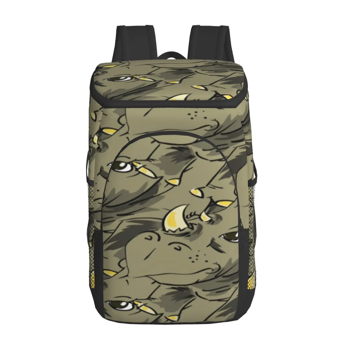 picnic cooler backpack african rhinoceros rhino pattern waterproof thermo bag refrigerator fresh keeping thermal insulated bag free global shipping