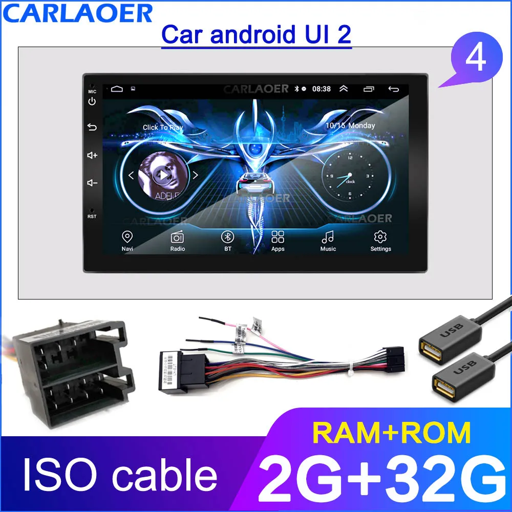 2 din автомагнитола gps android мультимедиа 2din автомобильный видео плеер gps wifi для TOYOTA Nissan Toyota hyundai Polo автомобиль Volkswagen Kia Ford