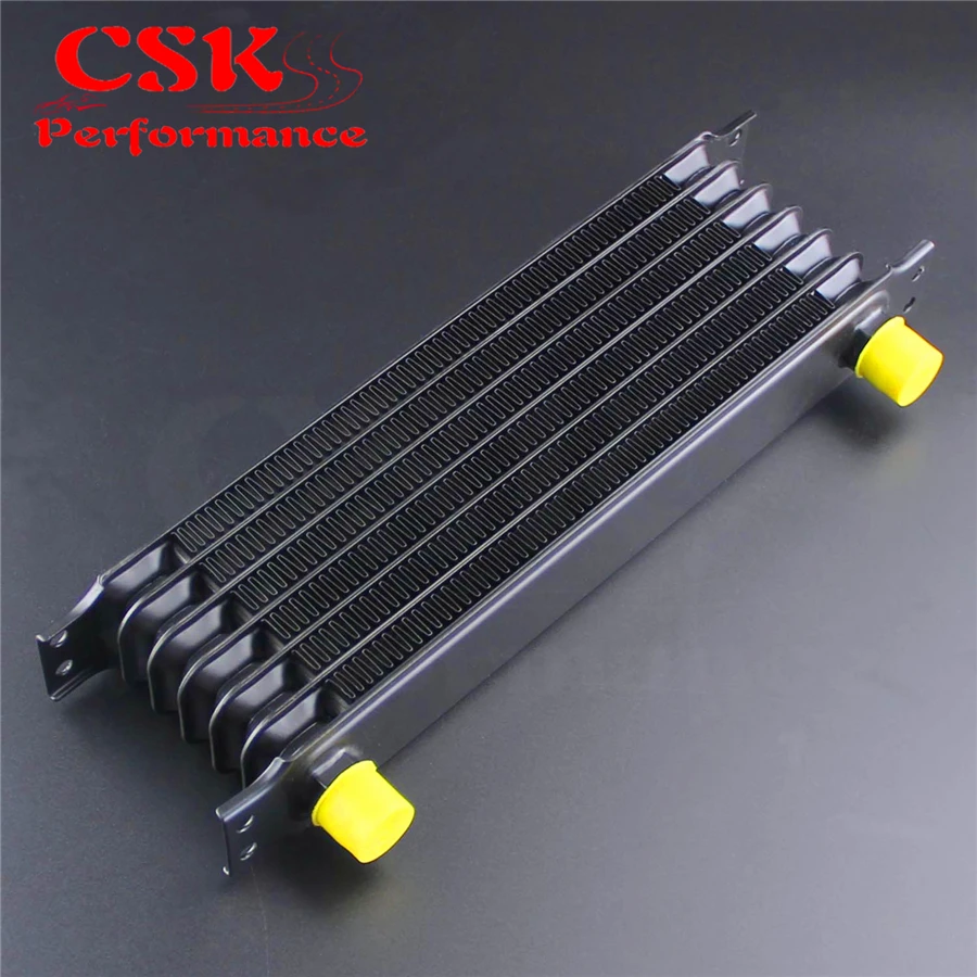 7 Row AN10 Aluminum Oil Cooler for Turbo/Engine/Transmission/Differntral Black / Blue |