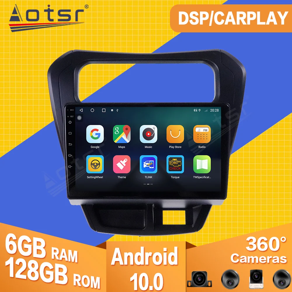 

128G For Suzuki Alto 800 2014 Android Car Tape Radio Recorder Video Multimedia Player Stereo GPS Navi Camera Head Unit No 2 Din