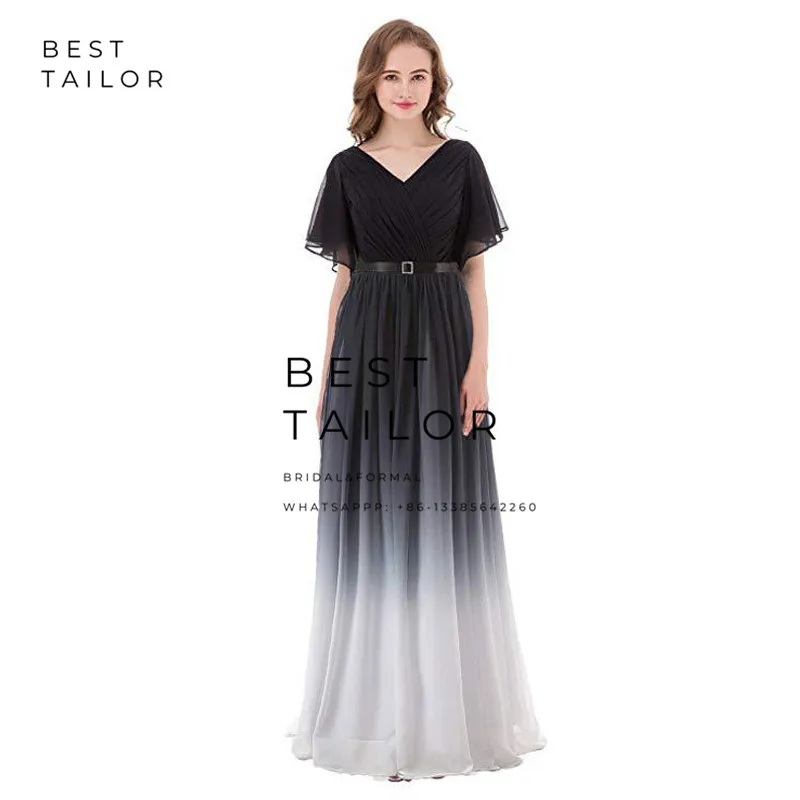 Градиентные яркие градиентные платья для подружки невесты официальные