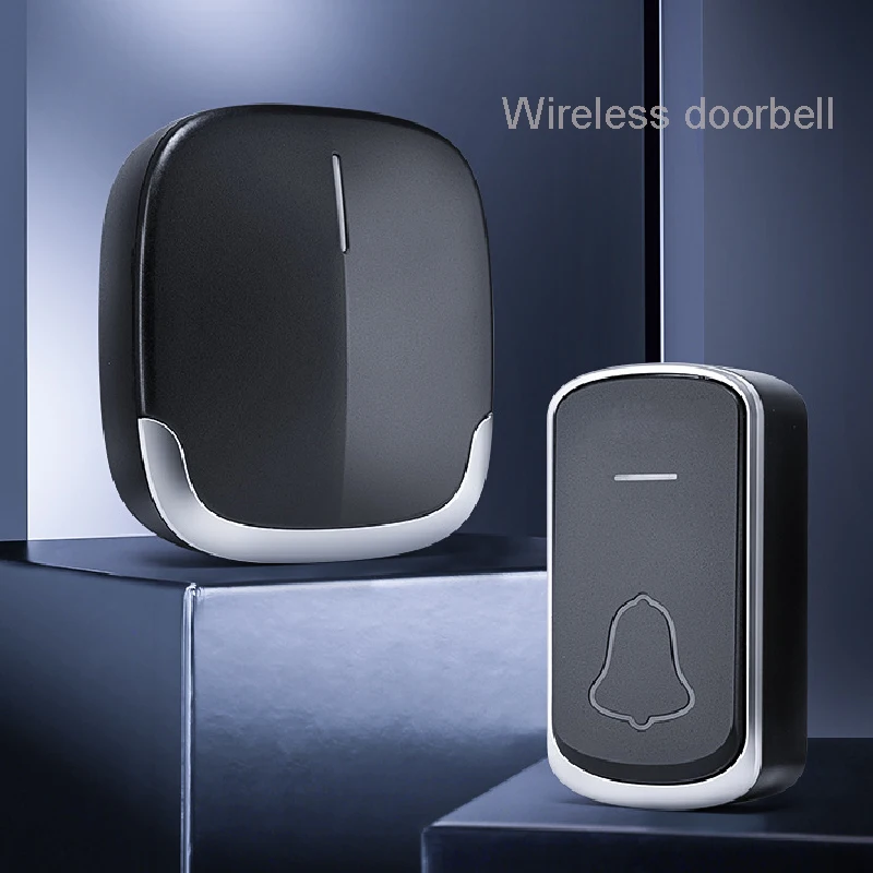 

Wireless Doorbell Waterproof Door Bell Kit 1000 FT Operating 58 Chimes 4 Level Volume LED Indicator